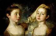 Thomas Gainsborough Mary and Margaret Gainsborough, the artist's daughters oil painting reproduction